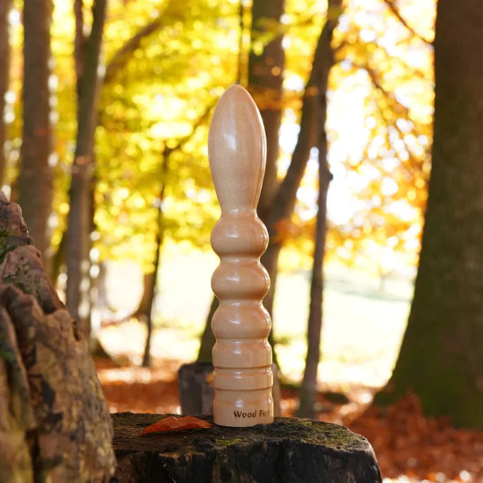 wood fun holzdildo action jackson im wald