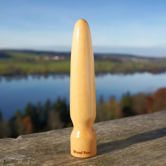 wood fun holzdildo karotte vor see